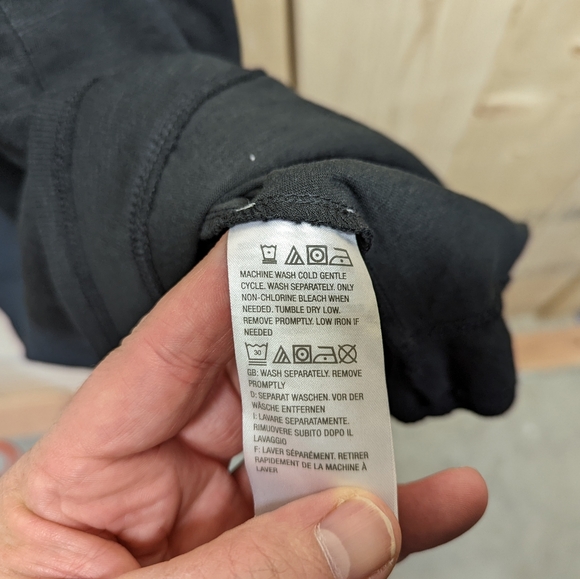 Logo Black Dress, Sleeveless with Front Pockets. XXS. - Picture 8 of 8